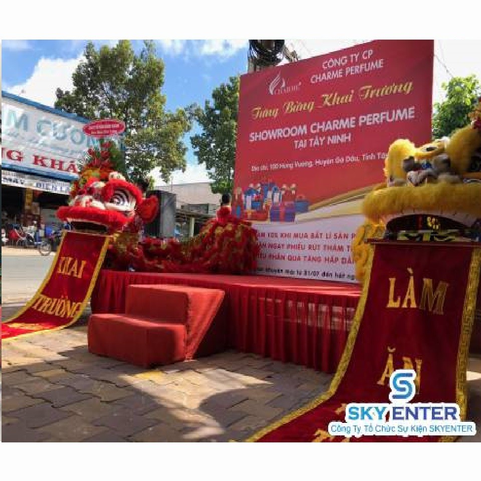 Cho Thuê Thiết Bị Sự Kiện Khai Trương Charme Perfurm Tây Ninh